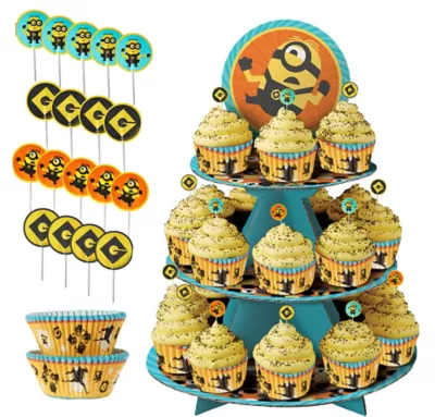 PartyCity Minion Cupcake Kit for 24