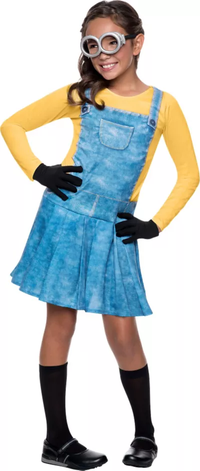 PartyCity Girls Minion Costume - Minions Movie