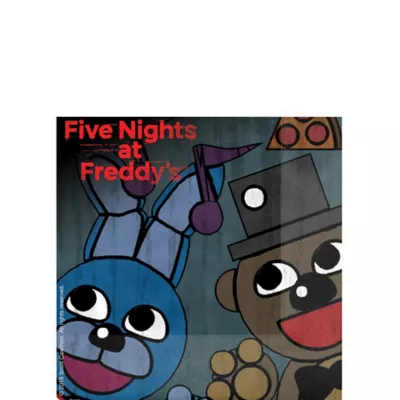 PartyCity Five Nights at Freddys Beverage Napkins 16ct