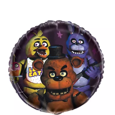 PartyCity Chica, Bonnie & Freddy Fazbear Balloon - Five Nights At Freddys