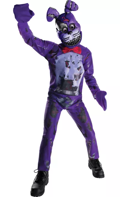  PartyCity Boys Nightmare Bonnie Costume - Five Nights at Freddys 4