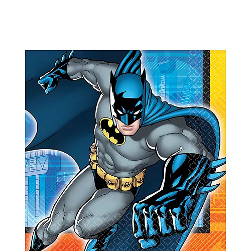 PartyCity Batman Lunch Napkins 16ct