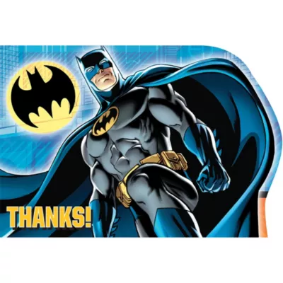 PartyCity Batman Thank You Notes 8ct