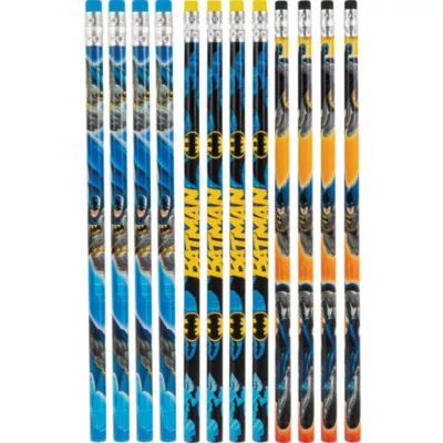 PartyCity Batman Pencils 12ct