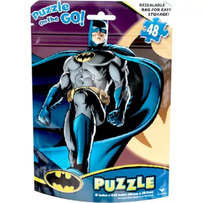PartyCity Batman Puzzle Bag 48pc