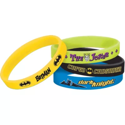PartyCity Batman Bracelets 4ct