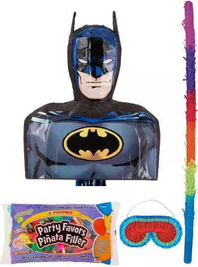 PartyCity Batman Pinata Kit with Candy & Favors