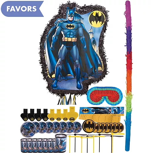 PartyCity Comic Batman Pinata Kit with Favors