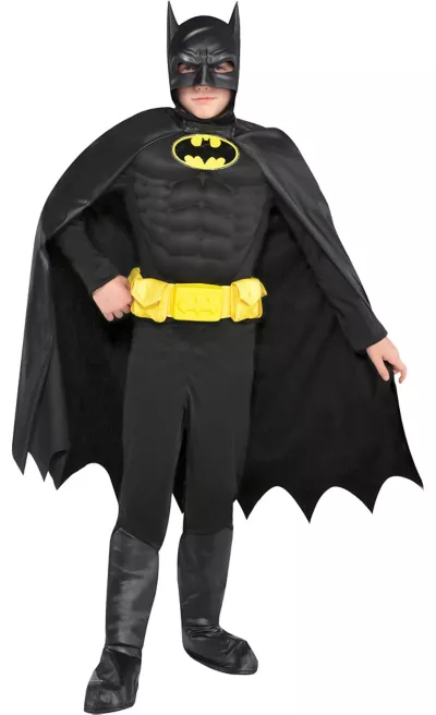 PartyCity Boys Batman Muscle Costume