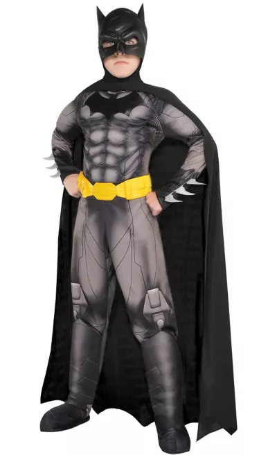 PartyCity Boys Batman Muscle Costume - DC Comics New 52