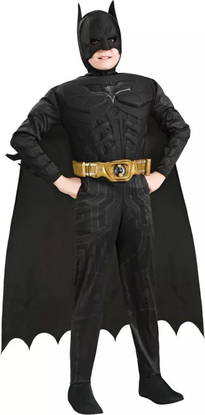 PartyCity Boys Batman Muscle Deluxe Costume - The Dark Knight