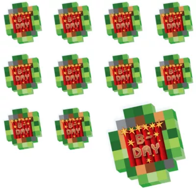  PartyCity Pixelated Notepads 24ct