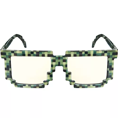 PartyCity Camouflage Pixel Sunglasses