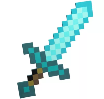 PartyCity Minecraft Diamond Sword