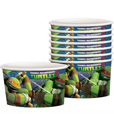 PartyCity Teenage Mutant Ninja Turtles Treat Cups 8ct
