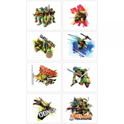 PartyCity Teenage Mutant Ninja Turtles Tattoos 1 Sheet