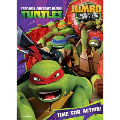 PartyCity Teenage Mutant Ninja Turtles Coloring & Activity Book