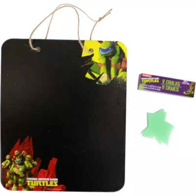 PartyCity Teenage Mutant Ninja Turtles Chalkboard Sign Set 3pc