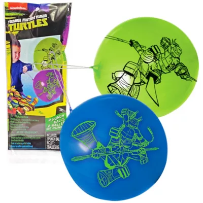 PartyCity Teenage Mutant Ninja Turtles Punch Balloons 2ct