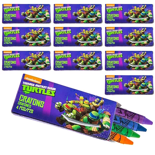 PartyCity Teenage Mutant Ninja Turtles Crayons 48ct