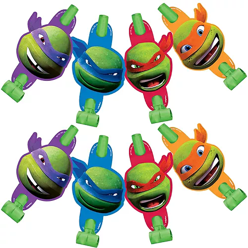 PartyCity Teenage Mutant Ninja Turtles Blowouts 8ct