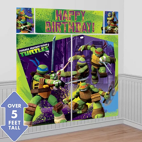 PartyCity Teenage Mutant Ninja Turtles Scene Setter