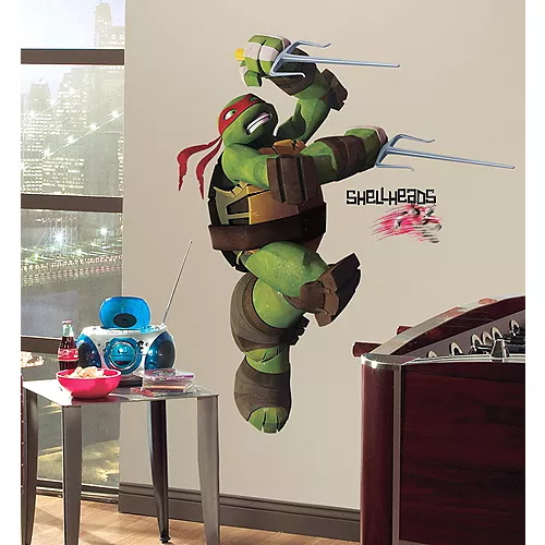 PartyCity Raphael Wall Decals 15pc - Teenage Mutant Ninja Turtles