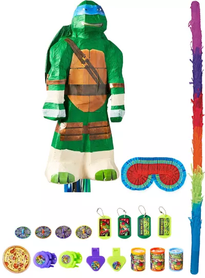PartyCity Leonardo Pinata Kit with Favors - Teenage Mutant Ninja Turtles
