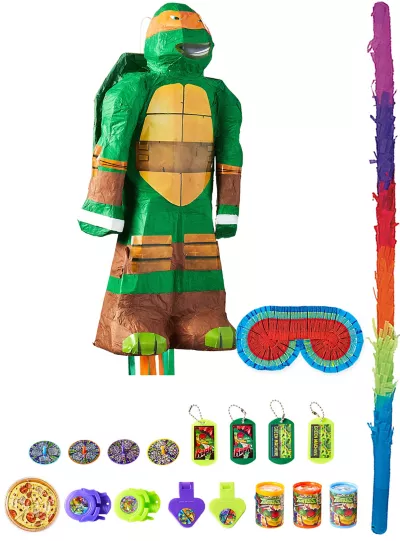 PartyCity Michelangelo Pinata Kit with Favors - Teenage Mutant Ninja Turtles