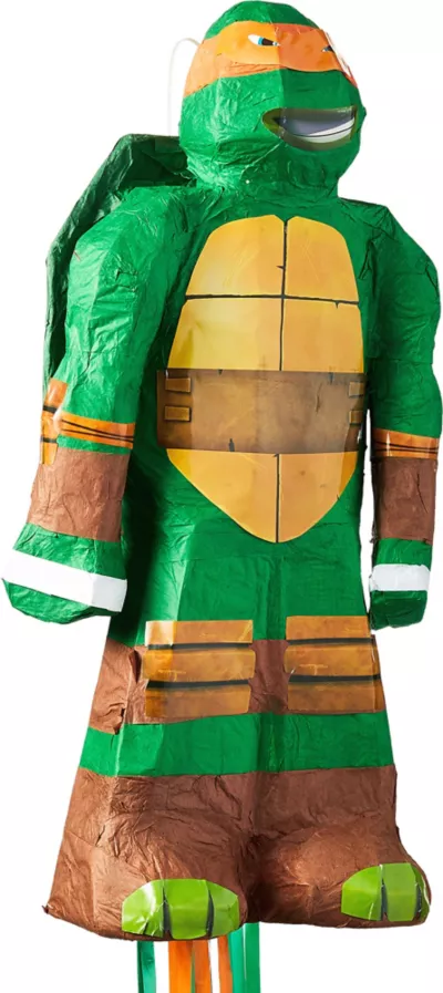 PartyCity Pull String Michelangelo Pinata - Teenage Mutant Ninja Turtles