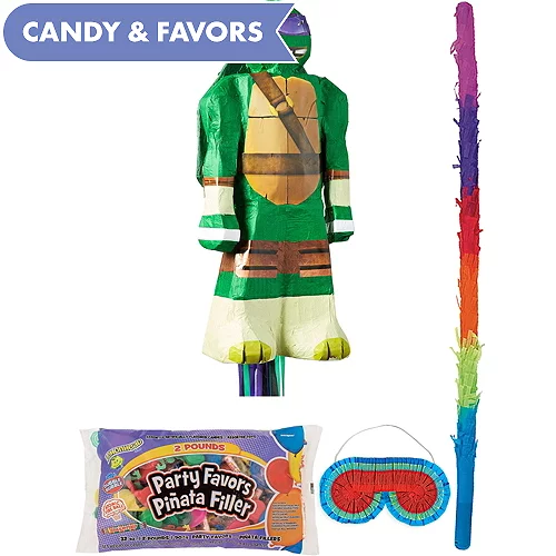 PartyCity Donatello Pinata Kit with Candy & Favors - Teenage Mutant Ninja Turtles