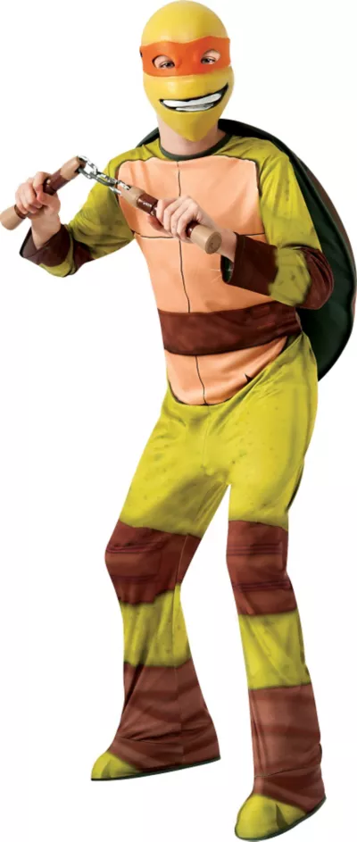 PartyCity Boys Michelangelo Costume - Teenage Mutant Ninja Turtles