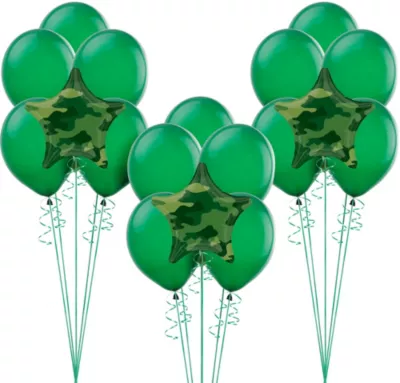 PartyCity Camouflage Balloon Kit