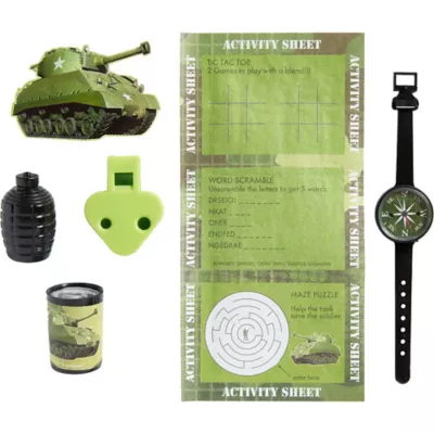 PartyCity Camouflage Favor Pack 48pc