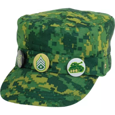 PartyCity Child Camouflage Hat