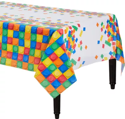  PartyCity Building Blocks Table Cover