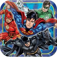 PartyCity Justice League Lunch Plates 8ct