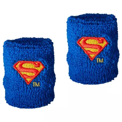PartyCity Superman Sweatbands 8ct - Justice League