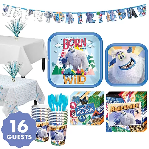 PartyCity Smallfoot Tableware Kit for 16 Guests