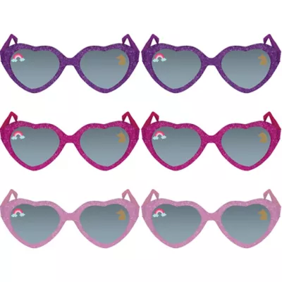 PartyCity Glitter Magical Unicorn Sunglasses 6ct