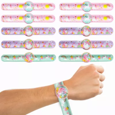  PartyCity Magical Unicorn Slap Bracelets 24ct