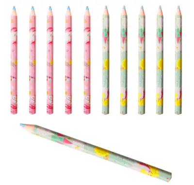 PartyCity Magical Unicorn Multicolor Pencils 24ct