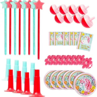 PartyCity Magical Unicorn Favor Pack 48pc