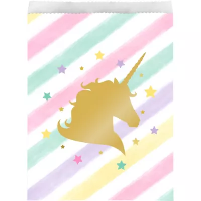 PartyCity Sparkling Unicorn Treat Bags 10ct