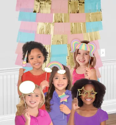 PartyCity Sparkling Unicorn Photo Booth Kit