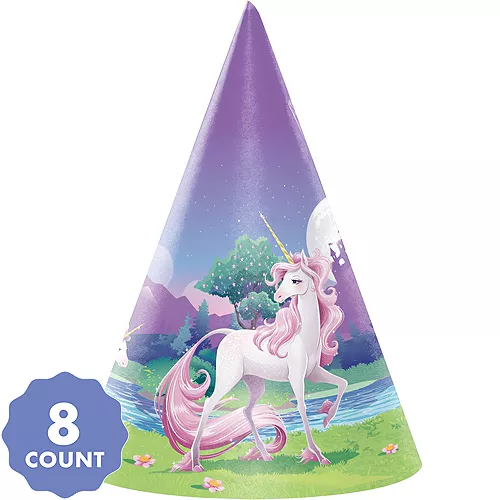 PartyCity Unicorn Party Hats 8ct