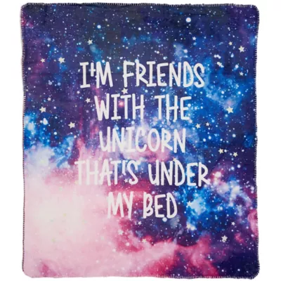 PartyCity Galactic Unicorn Blanket