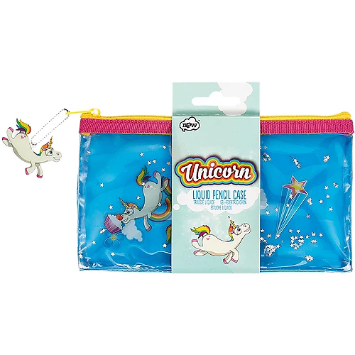 PartyCity Liquid Unicorn Pencil Pouch