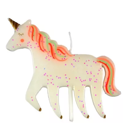 PartyCity Unicorn Candle