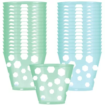 PartyCity Shimmering Party Plastic Cups 30ct